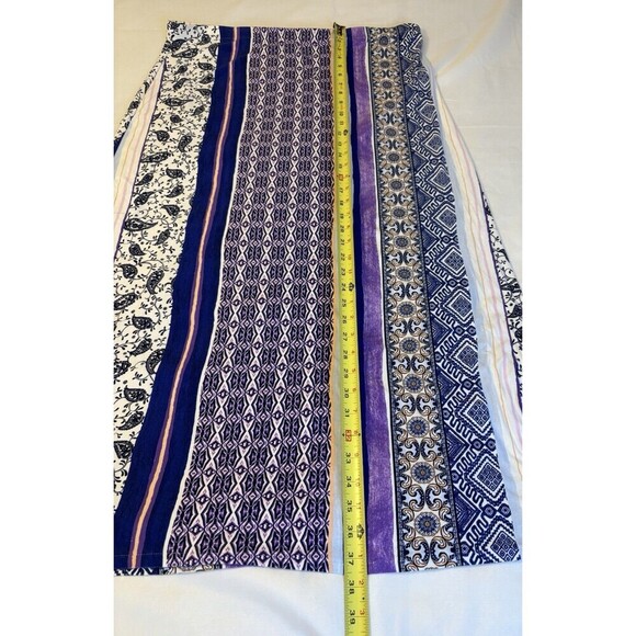 CHICOS 2 Piece Set Mixed Print Flutter Sleeve Top Maxi Skirt Women 3/XL Flowy - Picture 15 of 15